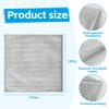 WYDZKJ 12Pack Multipurpose Wire Dishwashing Rags, Upgrade Non Scratch Wire Dishcloth, Silver Mesh Dish Cloths, Reusable Metal Mesh Cleaning Cloths, Steel Scrub Rags for Kitchen/Stove/Oven/Bath view 2