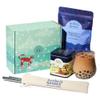 Herbs & Kettles Masala Chai Boba Kit | Assam Black Tea with Ginger, Cardamom, Cinnamon, Cloves & Black Pepper + Chewy Tapioca Pearls | DIY Bubble Tea Kit with Reusable Straws & Easy Instructions view 1