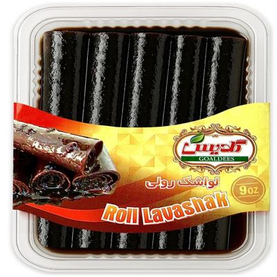 Pomegranate Lavashak Roll Juicy Persian Fruit Leather Snack, Bold & Tangy Flavor, Halal & All-Natural, 250g (1 Pack)