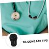 VOSAREA 5pcs Silicone Earplugs Replacement Comfortable Ear Tips for Stethoscopes Noise Isolating Design Fits Ear Hooks Essential Earbud Accessories view 2
