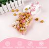 110 Pack Butterflies Cellophane Goody Bags, Plastic Candy Cookie Treat Bags with 110 Twist Ties for Butterfly Theme Baby Shower Birthday Wedding Thanksgiving Christmas Party Dessert Decor, Pink view 3