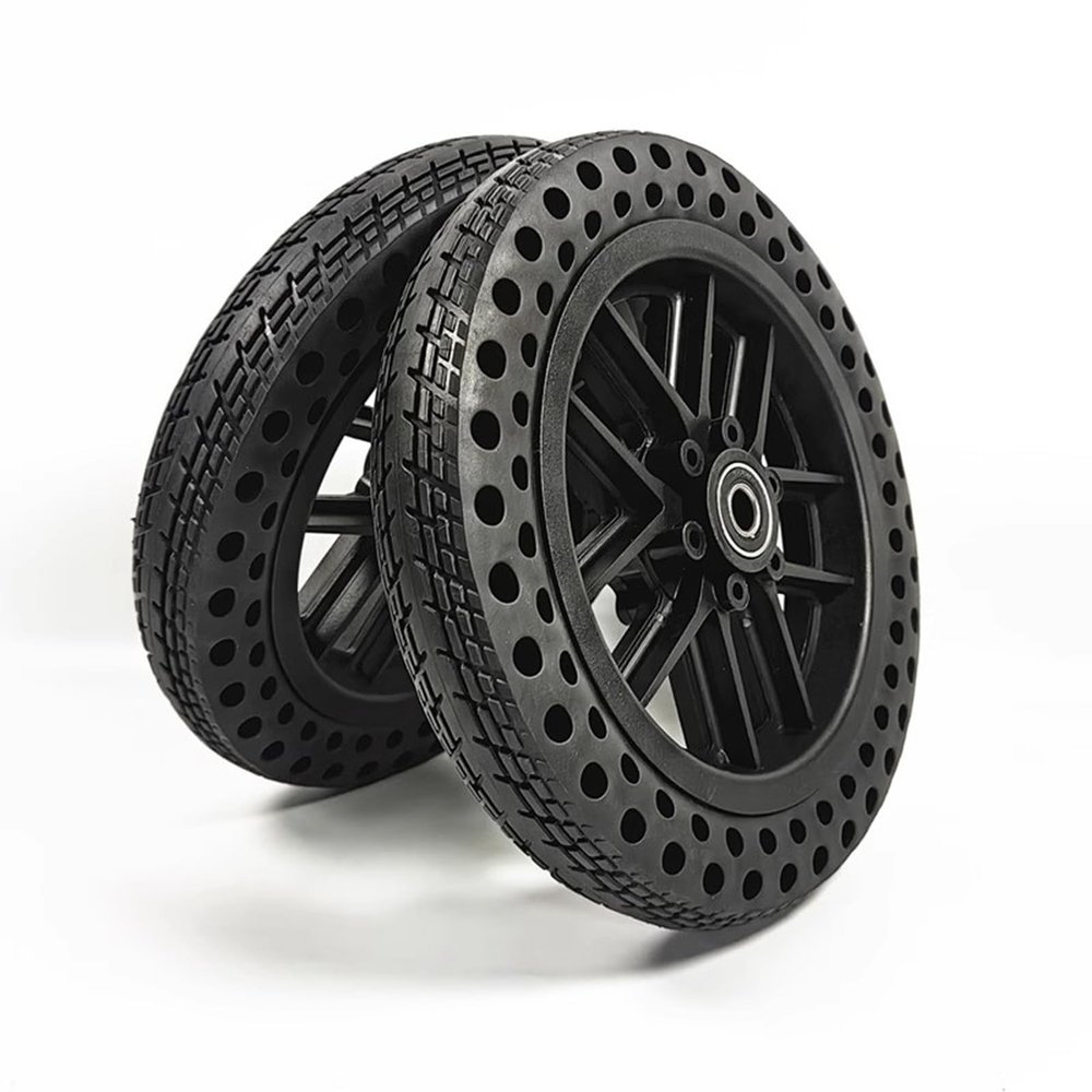 10 Inch Wheelchair Front Wheel, 10x1.5 Solid Rubber Honeycomb Tire, Electric Wheelchair Replacement Caster