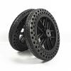 10 Inch Wheelchair Front Wheel, 10x1.5 Solid Rubber Honeycomb Tire, Electric Wheelchair Replacement Caster view 1
