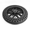 10 Inch Wheelchair Front Wheel, 10x1.5 Solid Rubber Honeycomb Tire, Electric Wheelchair Replacement Caster view 3
