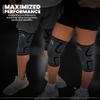 Real Steel Compression Knee Brace for Men & Women Supportive Knee Sleeves for Running, Pain Relief, Workout Protection & Daily Joint Comfort | 1 Pair view 4
