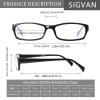 SIGVAN 6 Pack Ladies Reading Glasses for Women Blue Light Blocking Spring Hinge Rectangular Womens Readers Eyeglasses (Multicolour, 3.00, x) view 2