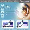 SIGVAN 6 Pack Ladies Reading Glasses for Women Blue Light Blocking Spring Hinge Rectangular Womens Readers Eyeglasses (Multicolour, 3.00, x) view 4
