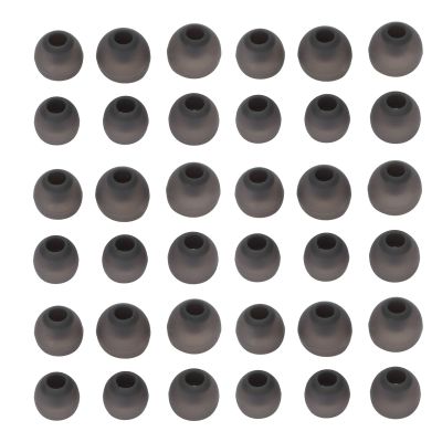 36pcs Silicone Earbud Tips - Soft Replacement Earplugs for Inner Hole 4.5mm to 6.0mm, Comfortable Noise Isolation for Earphones