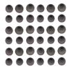 36pcs Silicone Earbud Tips - Soft Replacement Earplugs for Inner Hole 4.5mm to 6.0mm, Comfortable Noise Isolation for Earphones view 1