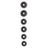 36pcs Silicone Earbud Tips - Soft Replacement Earplugs for Inner Hole 4.5mm to 6.0mm, Comfortable Noise Isolation for Earphones view 3