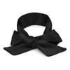 150CM/59Inch Black Silk Satin Eye Mask Adjustable Long Ribbon Blindfold Eyes Cover Sleeping Eye-Mask for Travel Home Nap view 1