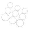 DONFAMDS 9pcs Floral Wreath Hoops for Flower Arrangements Wedding Decor and Home Crafts Round Iron for Custom Centerpieces view 1