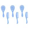 BESPORTBLE 6-Piece Baby Hair Brush and Comb Set for Newborns Soft Massage Washing Head Brush Safe Bathing Grooming Tools Gentle Care for Infants view 1