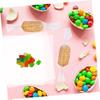 KOMBIUDA 300Pcs Clear Cellophane Wraps Transparent present Wrapping for DIY Crafts Candy and Bouquets Sheets for view 3