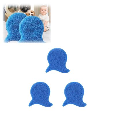 Reusable Pet Hair Remover for Laundry, Effective Cat & Dog Hair Remover for Washer & Dryer, Pet Hair Remover Balls for Washing Machine, Reusable Hair Catcher for Dogs and Cats (3pc, Blue)