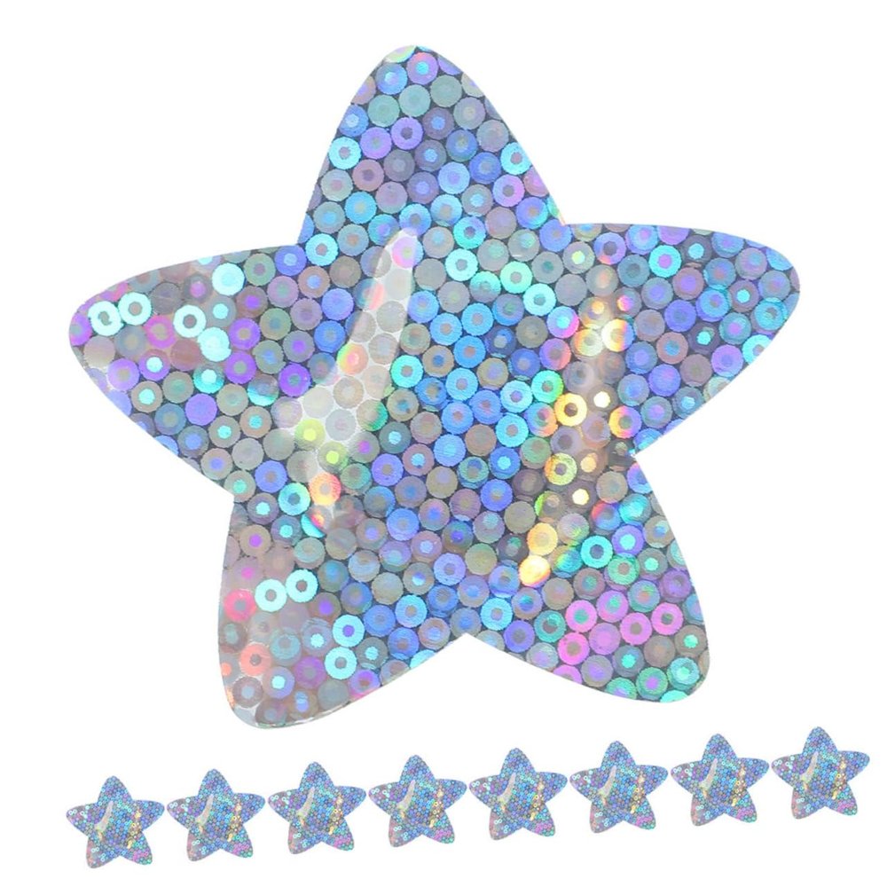 FRCOLOR 20pcs Luminous Star Adhesive Bandages Glitter Cartoon Bandages for Boys and Girls Wound Care Emergency Kit