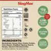 Buckwheat Brown Rice Protein Ramen No Wheat Gluten, 12g Plant Protein | Gluten Free, Low GI, Vegan | 3-Box Bundle 12 Servings, SingMee Protein Ramen Noodles view 3