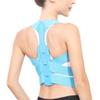 MVUYO Brace Support Belt Adjustable Back Posture Corrector Back Shoulder Lumbar Posture Correction Corset for Posture(Blue,M code) view 1