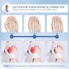 Bunion Corrector for Women Men Big Toe,Breathable Treatmedy Bunion Fix,Adjustable Knob Bunion Relief Orthopedic Toe Straightener with Bunion Silicone Pad,Suitable for Left and Right Feet(1PCS) view 3