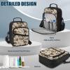 AZULCUSTO Lightweight Insulin Travel Pouch Breathable Diabetes Organizer Anti-Scratch Glucose Meter Protector Lightweight Medication Storage Horse Print view 3