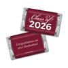 124 Pcs Maroon Graduation Class of 2026 Candy - Maroon Wrapped Miniatures and Silver Kisses For Party Favors, Goodie Bags, Dessert Tables And More (1.52 lbs) view 2