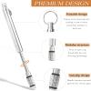 2PCS Portable Mini Titanium Toothpicks with Stainless Steel Holder Reusable Metal Picks for Home & Outdoor Use view 3
