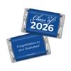 124 Pcs Blue Graduation Class of 2026 Candy - Blue Wrapped Miniatures and Silver Kisses For Party Favors, Goodie Bags, Dessert Tables And More (1.52 lbs) view 2
