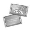 124 Pcs Silver Graduation Class of 2026 Candy - Wrapped Miniatures and Silver Kisses For Party Favors, Goodie Bags, Dessert Tables And More (1.52 lbs) view 2