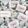 124 Pcs Engagement Party Candy Favors Miniatures Chocolate & Kisses (1.52 lbs, Approx. 124 Pcs) - She Said Yes