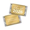248 Pcs Gold Graduation Candy Assortment - Class of 2026 Assorted Wrapped Miniatures & Gold Foiled Almond Kisses For Party Favors, Buffets And Gifts (3 lbs) view 2