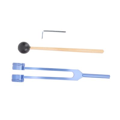 Toddmomy 1set Sound Therapy Tuning Forks Kit Aluminum Healing Forks for Mind Relaxation Mood Soothing