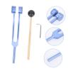 Toddmomy 1set Sound Therapy Tuning Forks Kit Aluminum Healing Forks for Mind Relaxation Mood Soothing view 2