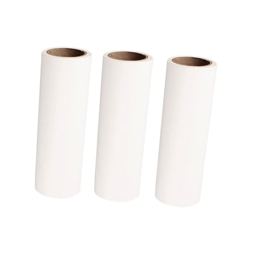 VICASKY 90 Sheets Extra Sticky Lint Roller Paper Removable Hair Remover Accessories for PET Hair Carpet and Clothing Adhesive Sticky Roller Random Style