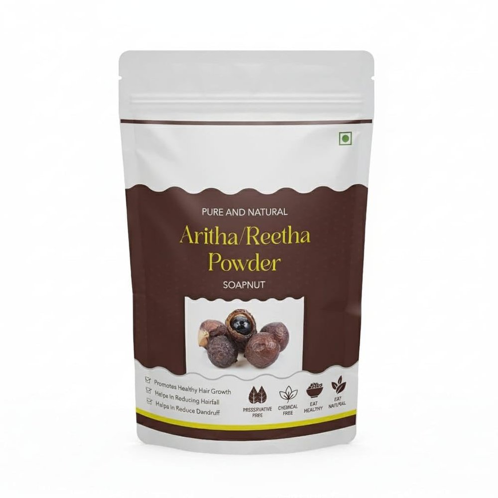 100% Pure Reetha Powder For Skin & Hair Care - 200g