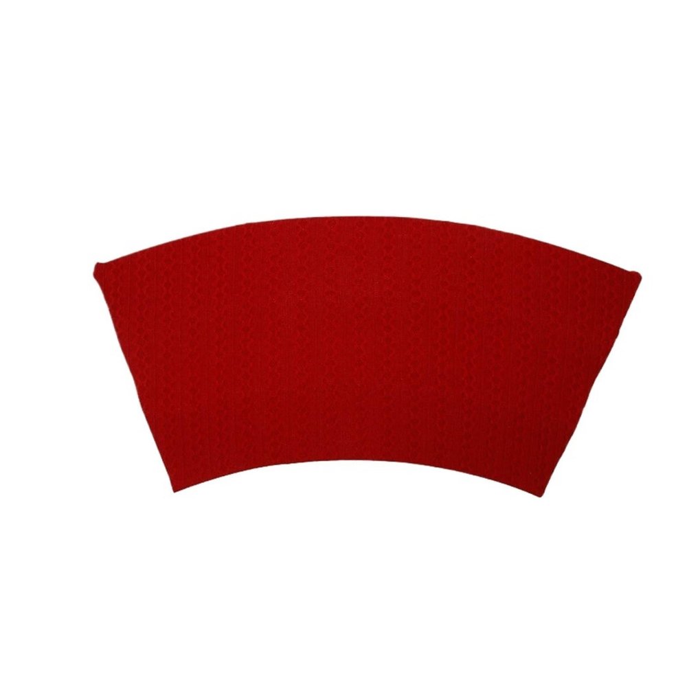 SFCHEN Fabric Shaping Paper Cardboard Round Bouquet Flower Packaging Lined With Cardboard Flower Bouquet Integrated Molding Materials(Red)