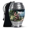 Remembrate Rose Adult Urns for Human Ashes Men Remains - Trees Funeral Large Urns for Human Ashes for Mom - Cremation Urn for Adult Male & Female - Memorial Ash Urn, 10 Inch 200 Cubic view 1