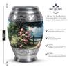 Remembrate Rose Adult Urns for Human Ashes Men Remains - Trees Funeral Large Urns for Human Ashes for Mom - Cremation Urn for Adult Male & Female - Memorial Ash Urn, 10 Inch 200 Cubic view 2