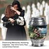 Remembrate Rose Adult Urns for Human Ashes Men Remains - Trees Funeral Large Urns for Human Ashes for Mom - Cremation Urn for Adult Male & Female - Memorial Ash Urn, 10 Inch 200 Cubic view 3