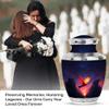 Red Cardinal Funeral Urns for Adult Ashes Men 10 Inch - Adult Urns for Human Ashes Women - Blue Cremation Urn for Women - Large Memorial Urn for Burial view 3