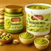 Alreef Pistachio Paste Sweet Spreadable Paste, 7 oz (200g) Rich & Nutty Pistachios Cream for Knafeh Dubai Pistachio Chocolate Bars, No GMO view 2