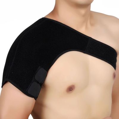 HSDXBA Compression Shoulder Support Brace for Women and Men Adjustable Protector Strap for Relief of Frozen, Rotator Cuff Tears and More Pain,Right,M