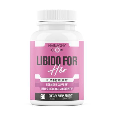 Libido for HER - Libido Booster for Women to Boost Desire, Intimacy, Lust - 3rd Party Tested Supplement to Support Women's Health, Energy Assist | 3rd Party Tested Supplement - 60 Capsules