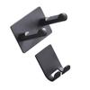 FRCOLOR 2pcs Multi-functional Hair Dryer Rack over The Toilet Storage Wall-mounted Storage Rack Bathroom Gadgets Hair Dryer Support view 1