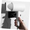 FRCOLOR 2pcs Multi-functional Hair Dryer Rack over The Toilet Storage Wall-mounted Storage Rack Bathroom Gadgets Hair Dryer Support view 3