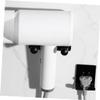 FRCOLOR 2pcs Multi-functional Hair Dryer Rack over The Toilet Storage Wall-mounted Storage Rack Bathroom Gadgets Hair Dryer Support view 4