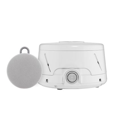 Yogasleep Dohm Classic (White) and Hushh 2 Portable Sound Machine Bundle, The Original White Noise Sound Machine, Soothing Natural Sounds from a Real Fan, Sleep Therapy for Adults, Kids & Baby
