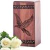KARYLIZ Eagle Urn for Father Ashes - Wooden Mini Funeral Cremation Urn for Men and Women Keepsake - Cremation Urns for Adult Male - Memorial Urns for Human Ashes 11.25 Inch view 1