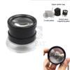 Cylindrical 30 Times Scale Optical Glass Lens Focusing Magnifier Color Card Reading Small Print Magnifying Glass view 2