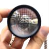 Cylindrical 30 Times Scale Optical Glass Lens Focusing Magnifier Color Card Reading Small Print Magnifying Glass view 3