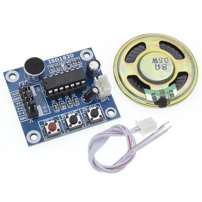 50pcs/lot ISD1820 Recording Module Voice Module The Voice Board teled Module Board with Microphones